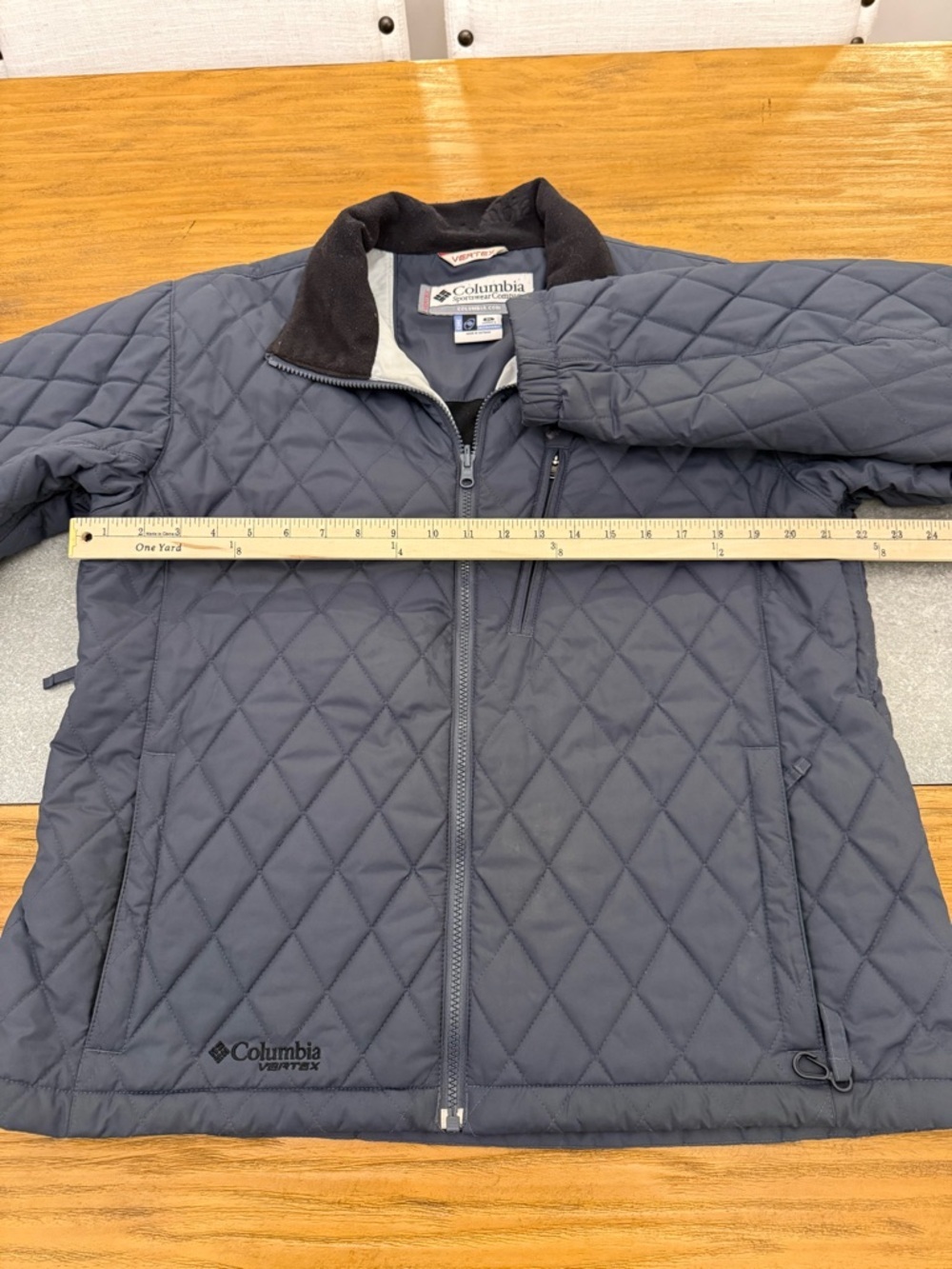 Columbia Vertex Core Interchange Quilted Liner Jacket Navy Blue XL - Picture 8 of 11